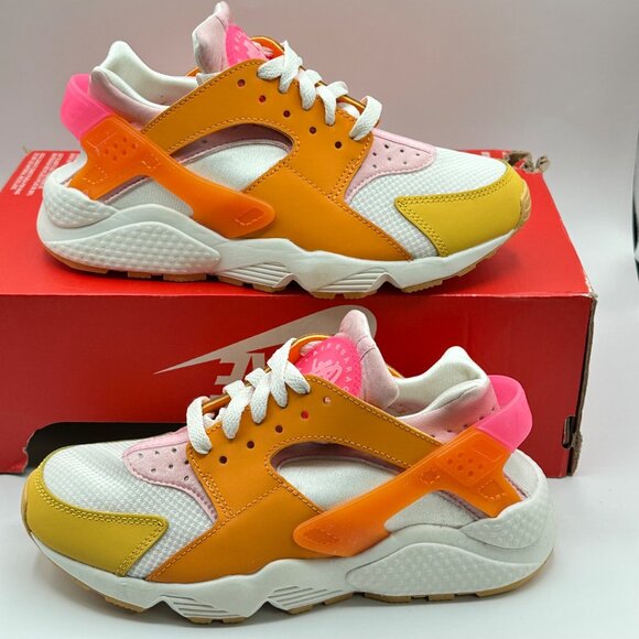 Women's Nike Air Huarache Summit White/Hyper Pink-Solar Flare Sz 7DX2674-100